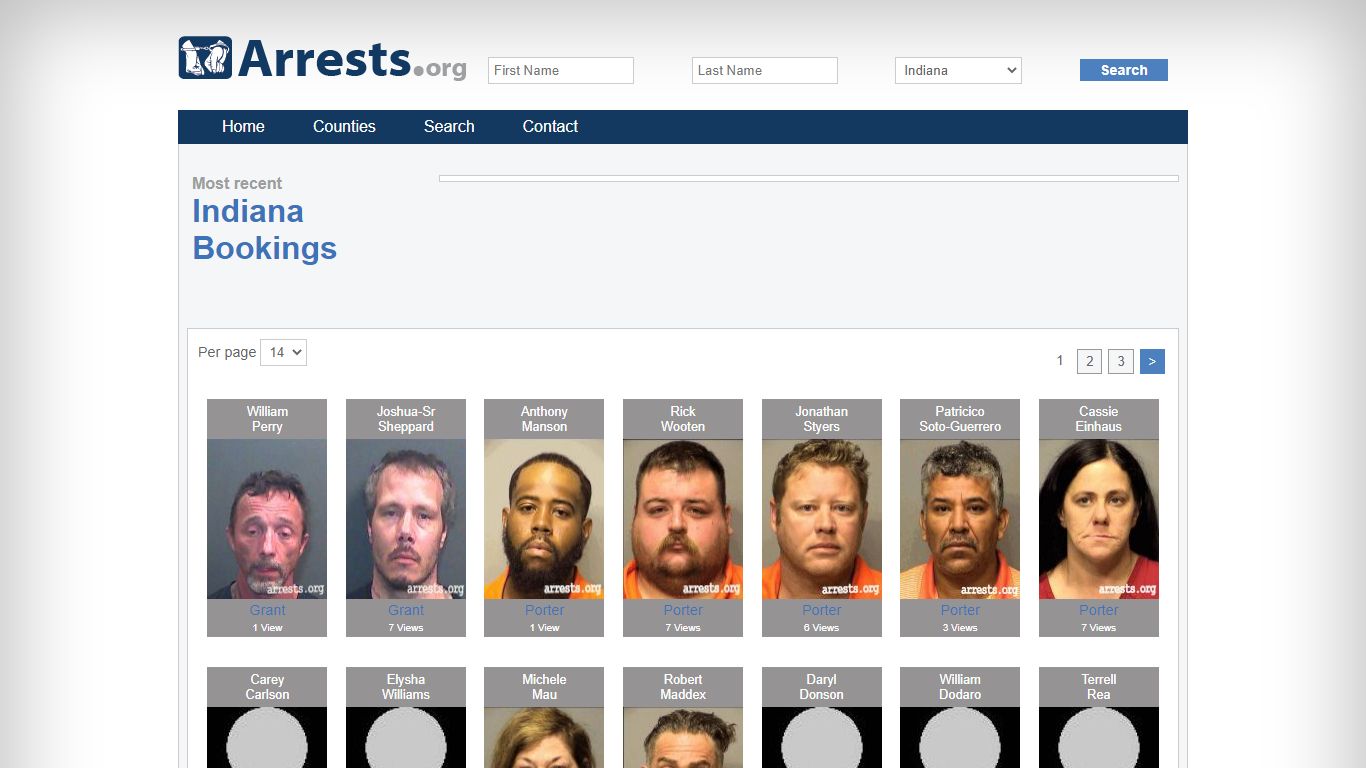 Indiana Arrests and Inmate Search